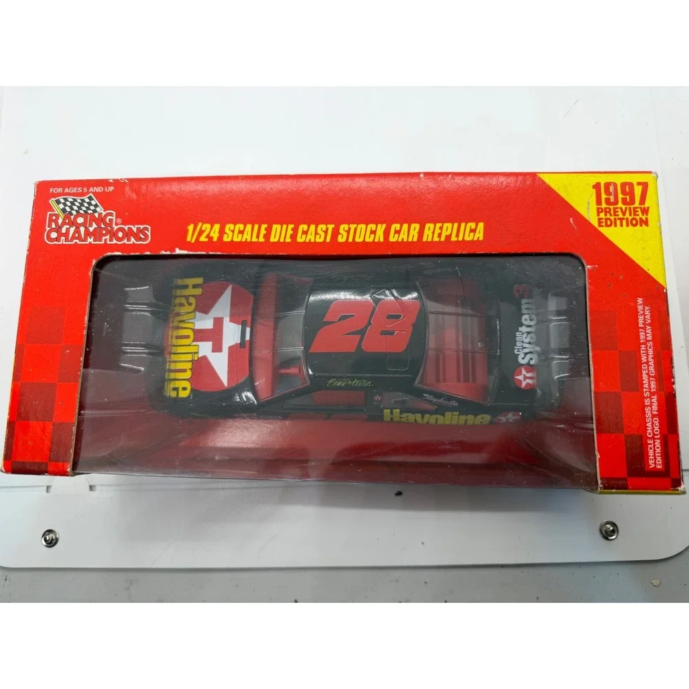 Racing Champions Ernie Irvan 28‎ Havoline 1997 1/24 Diecast Car Card Boxed
